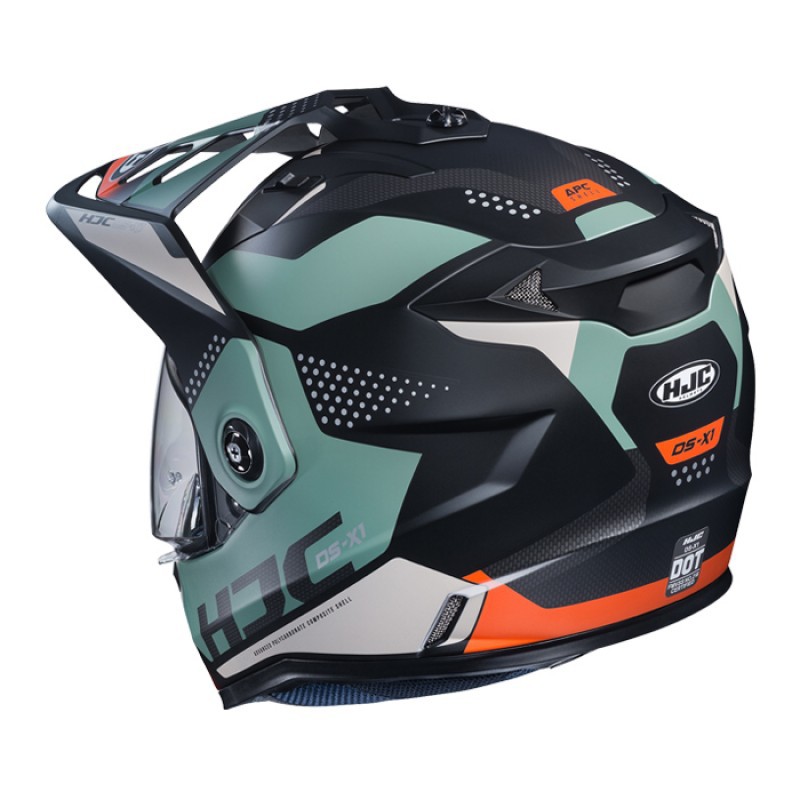 [BH 05 NĂM] Mũ bảo hiểm Full Face Dual Sport HJC DS-X1 tactic MC47SF Adventure - Mũ cào cào, chuyên Motor địa hình,phượt