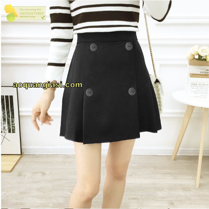 Quần giả Váy 4 nút giữa MT192