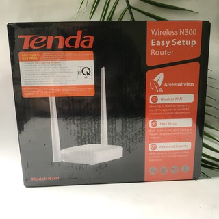 Bộ Phát 2 Râu WiFi Tenda N301- Chính hãng 300Mbps 2 râu