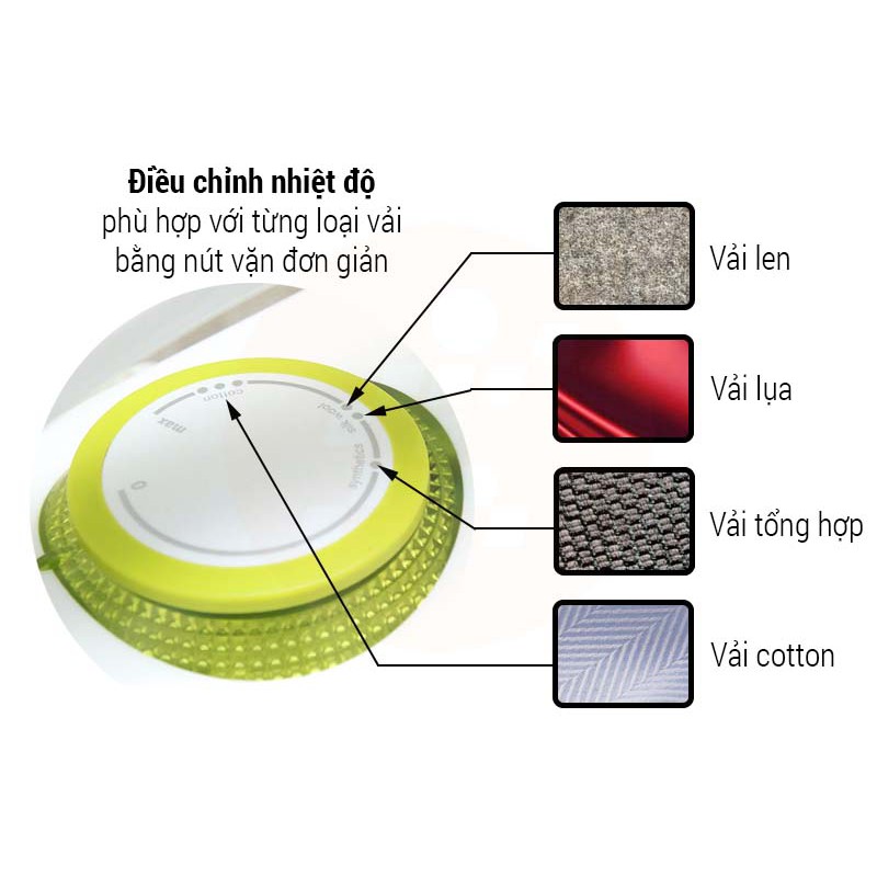 Bàn ủi khô Electrolux EDI1014 - Phân phối chính hãng