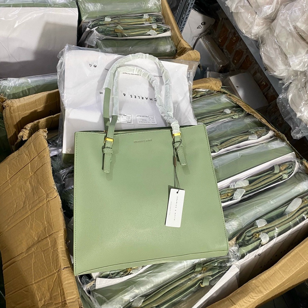 túi xách công sở size 34cm CK2-30781392-5 màu xanh lá