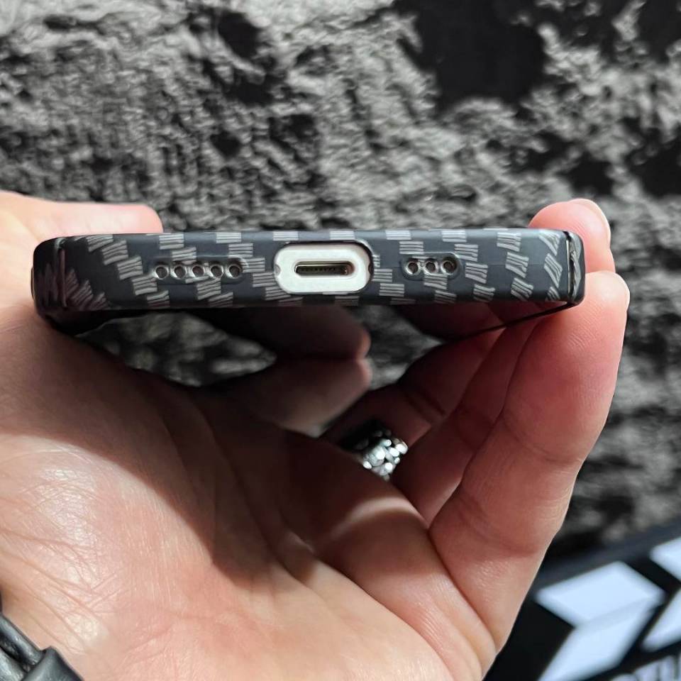 Ốp Điện Thoại pc Cứng Siêu Mỏng Họa Tiết Sợi carbon Chống Rơi Cho iphone 13 pro max 12 11 pro