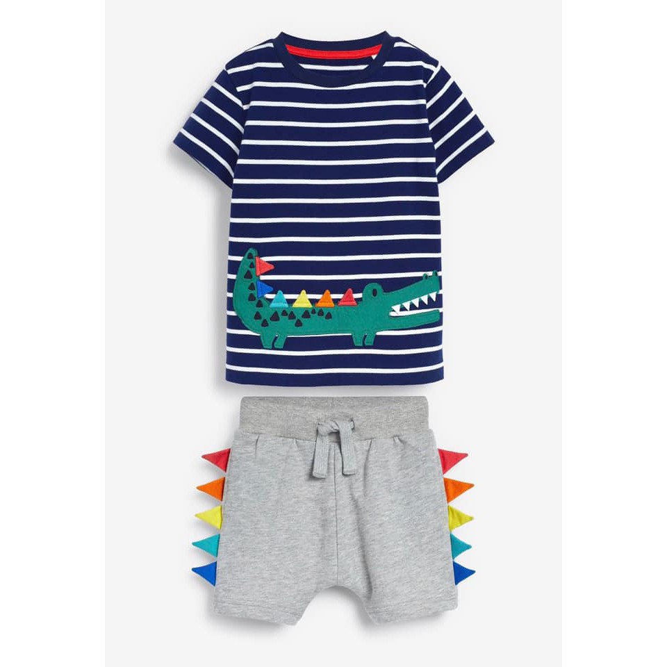 SET COTTON  CÁ SẤU CHO BÉ TRAI