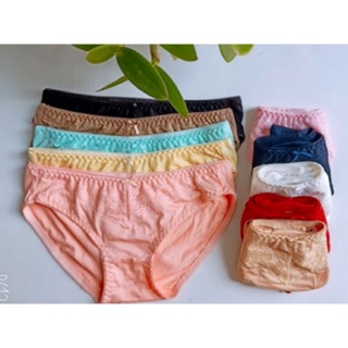 10 Quần lót cotton phối ren trước