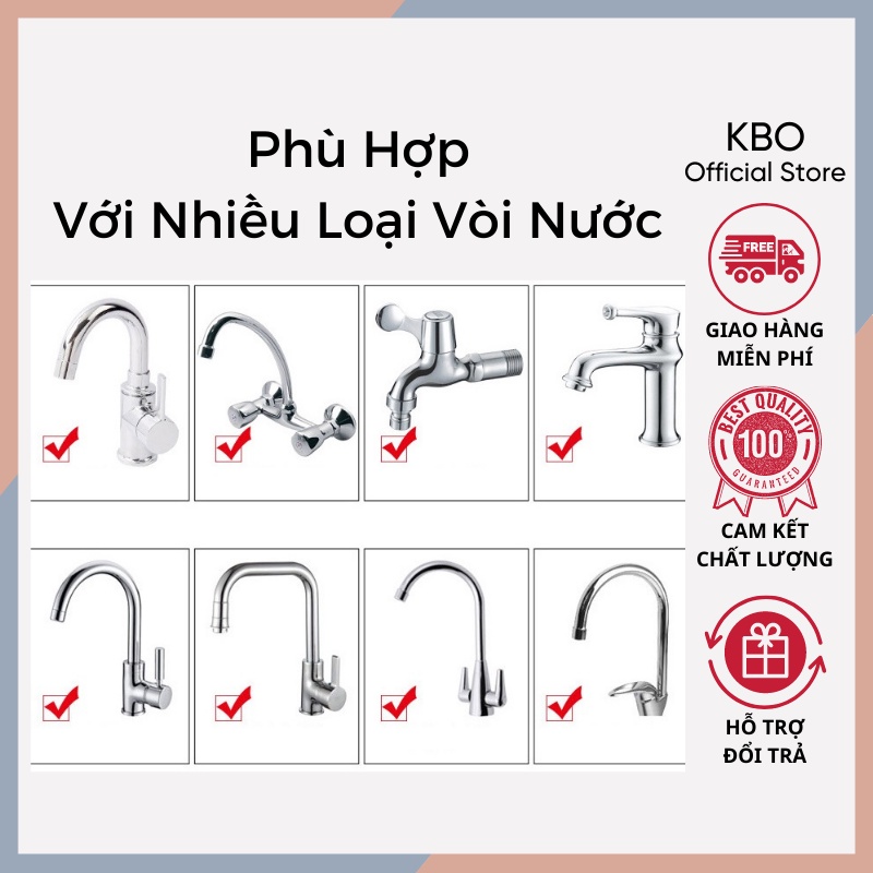 Đầu lọc nước tại vòi, Lọc nước tại vòi, 6 tầng lọc, KBO Shop KBO021