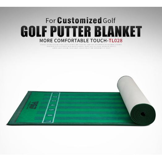 Thảm tập golf Putting Mat PGM tại nhà di động chất liệu thảm nhung mềm mịn bền đẹp cao cấp TT005