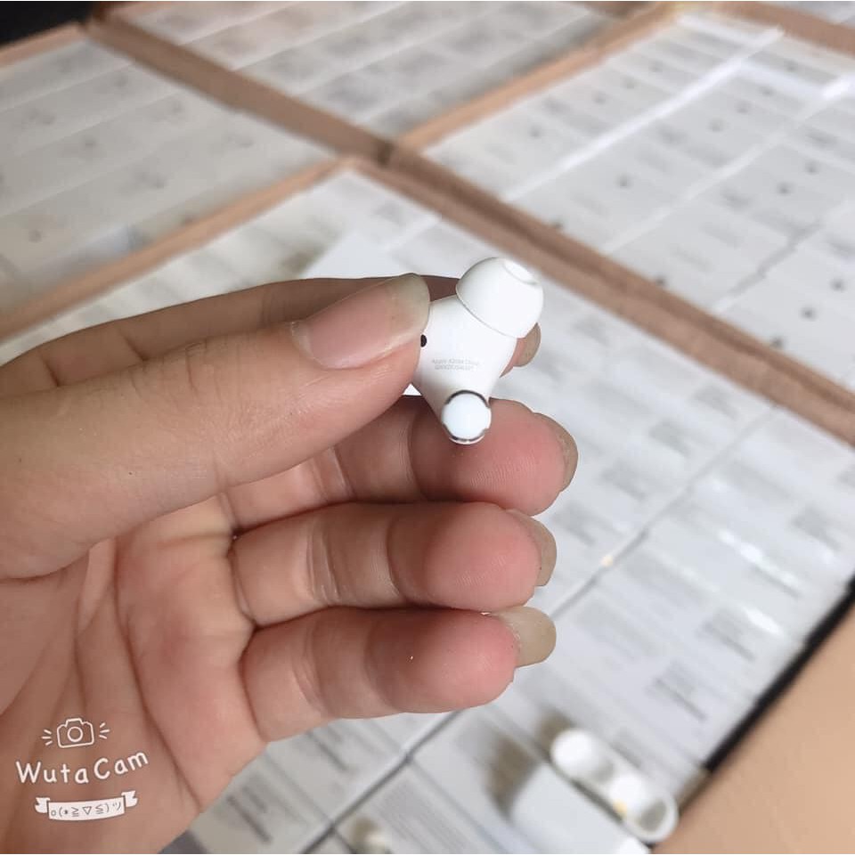 Tai nghe Airpods pro chip Louda full chức năng định vị đổi tên, điều khiển cảm ứng, sạc không dây, xuyên âm, chống ồn