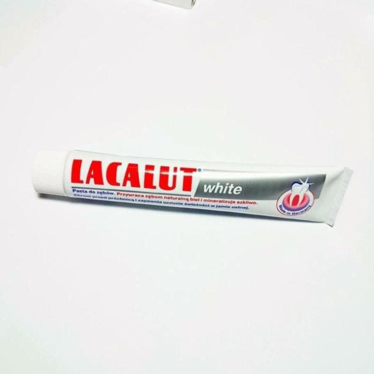 kem đánh răng LACALUT white giúp răng trắng sạch ố vàng dth94