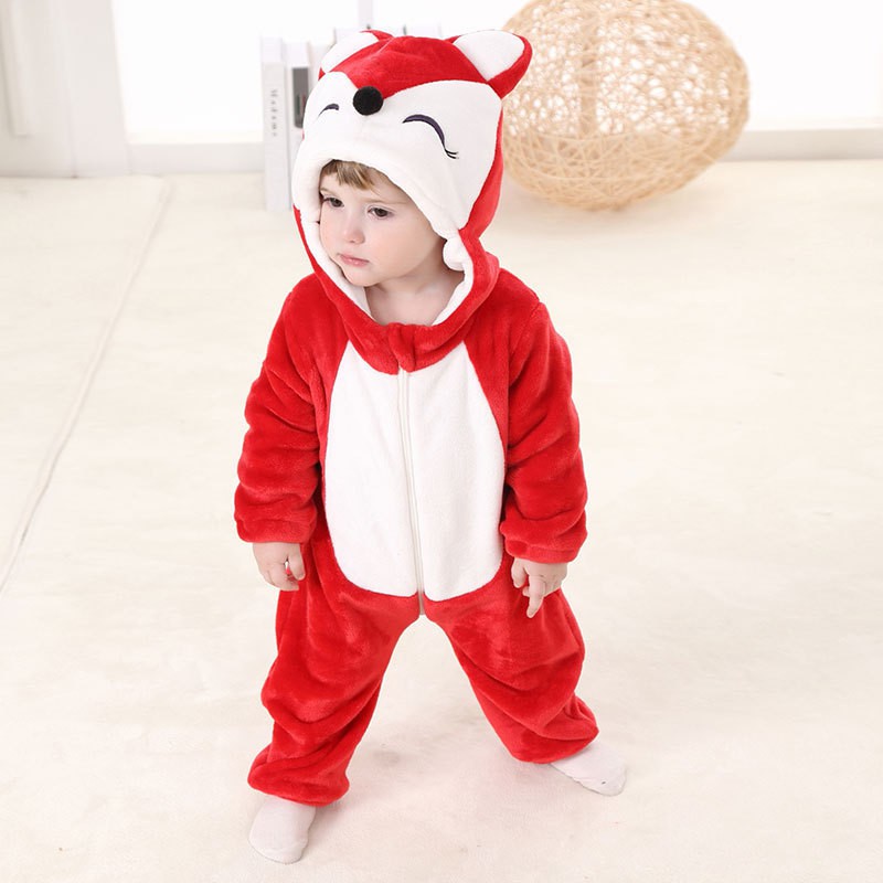 Bộ đồ ngủ pijama hóa trang hình chú cáo dành cho các bữa tiệc Halloween