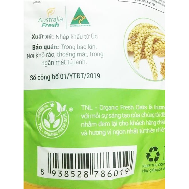 YẾN MẠCH ÚC TƯƠI NGUYÊN CHẤT – LOẠI 1– 1KG