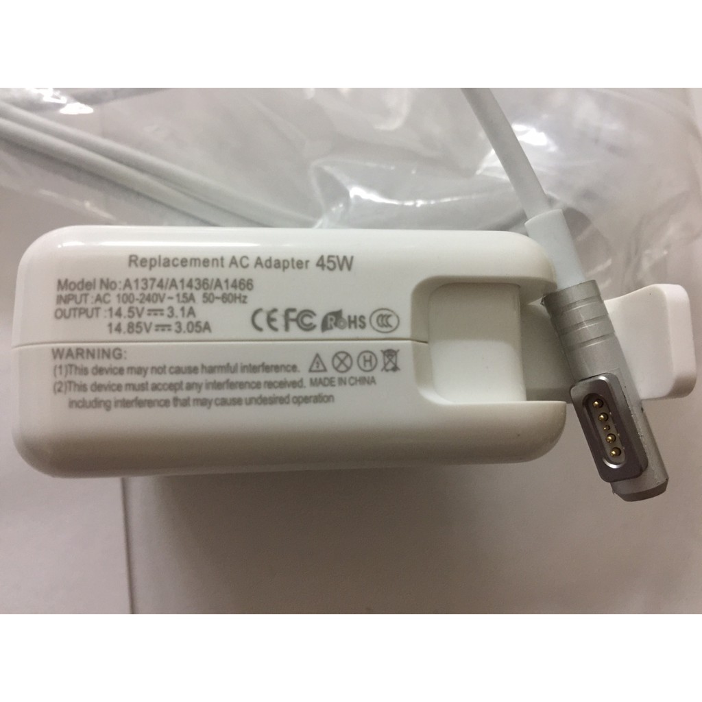 Sạc Macbook Air 14.5V-3.1A- 45W- magsafe 1