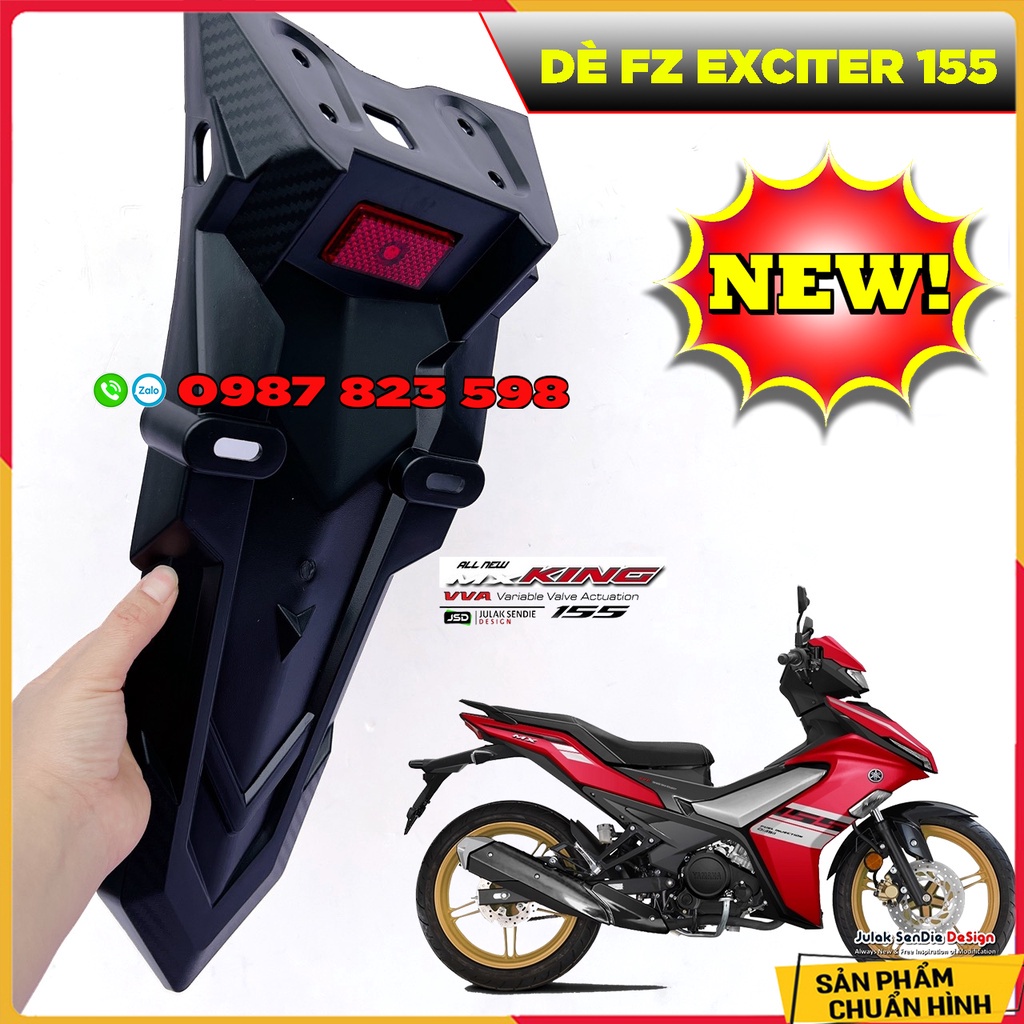 [Mã LIFEAU5SALE giảm 20k đơn 50k] ✅ Dè FZ Cho Exciter 155 [Yamaha Y16ZR] , Dè FZ Ex 155 2021-22 Kiểu Racing Star ✅