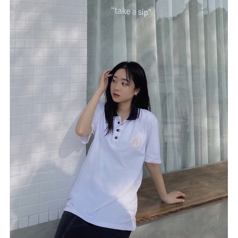 Áo thun có cổ (Eyes Polo), chi tiết thêu con mắt ngay nút áo độc đáo | BigBuy360 - bigbuy360.vn