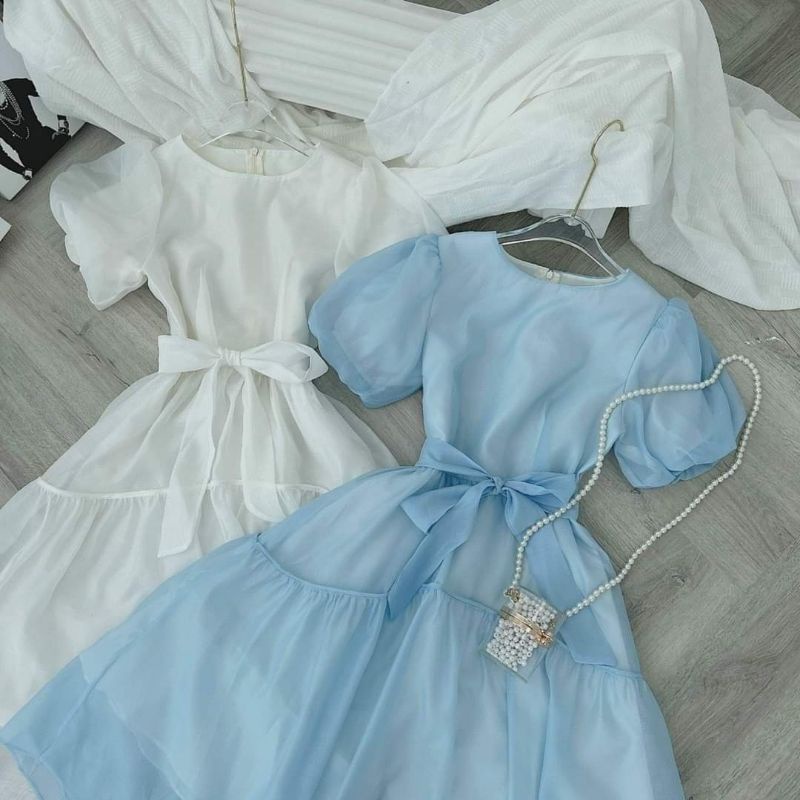 ĐẦM BABYDOLL TAY PHỒNG MÃ 10-07