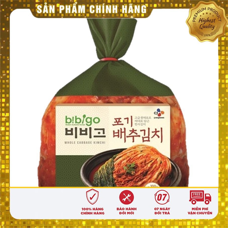 💥 ⚡ SẢN PHẨM CHÍNH HÃNG Kim Chi Cải Thảo Cắt Lát Bibigo 2,5 KG   Shop Xin Phép Chỉ Ship Nội Thành Hà Nội