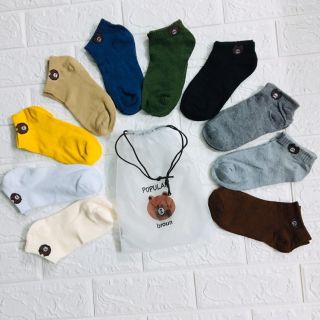 [ HOT] Tất gấu Brown Hot Hit với bảng màu cực kì đẹp (loại 1 )