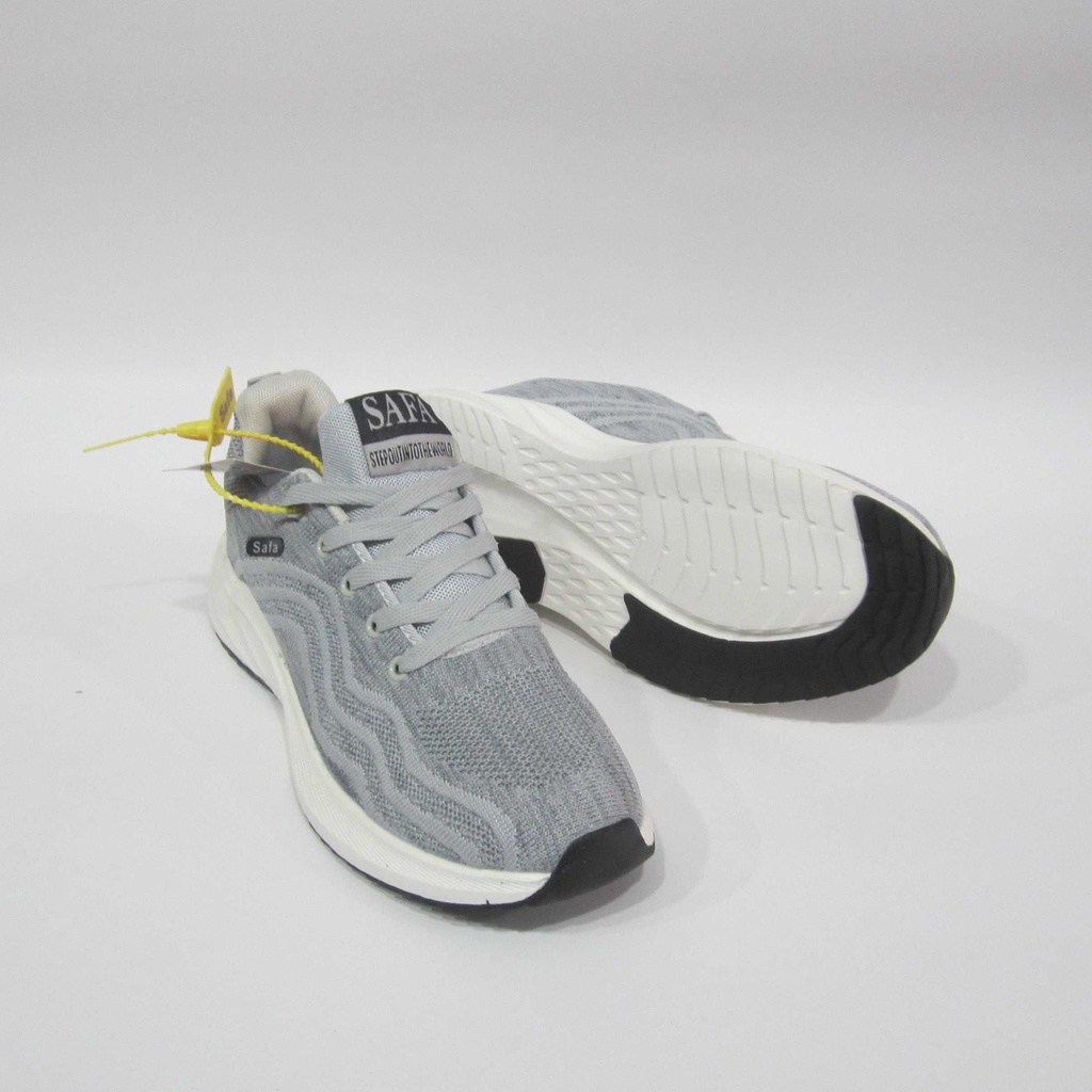 Giày Safa Thể Thao Sneakers Nam Màu Kem ,Xám, Đế Phylon Vải Dệt Siêu Nhẹ Êm Chân Mã ATS008
