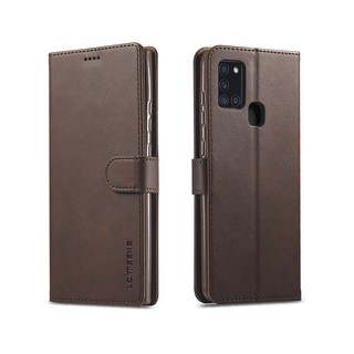 Bao da nắp gập có ngăn đựng thẻ cho samsung galaxy a21s