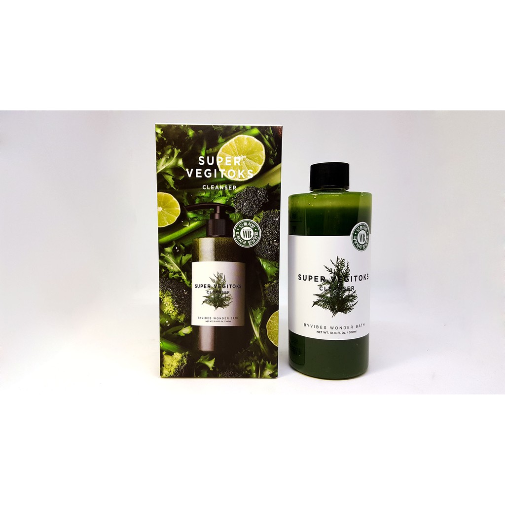 Sữa rửa mặt thải độc rau củ Super Vegitoks Cleanser