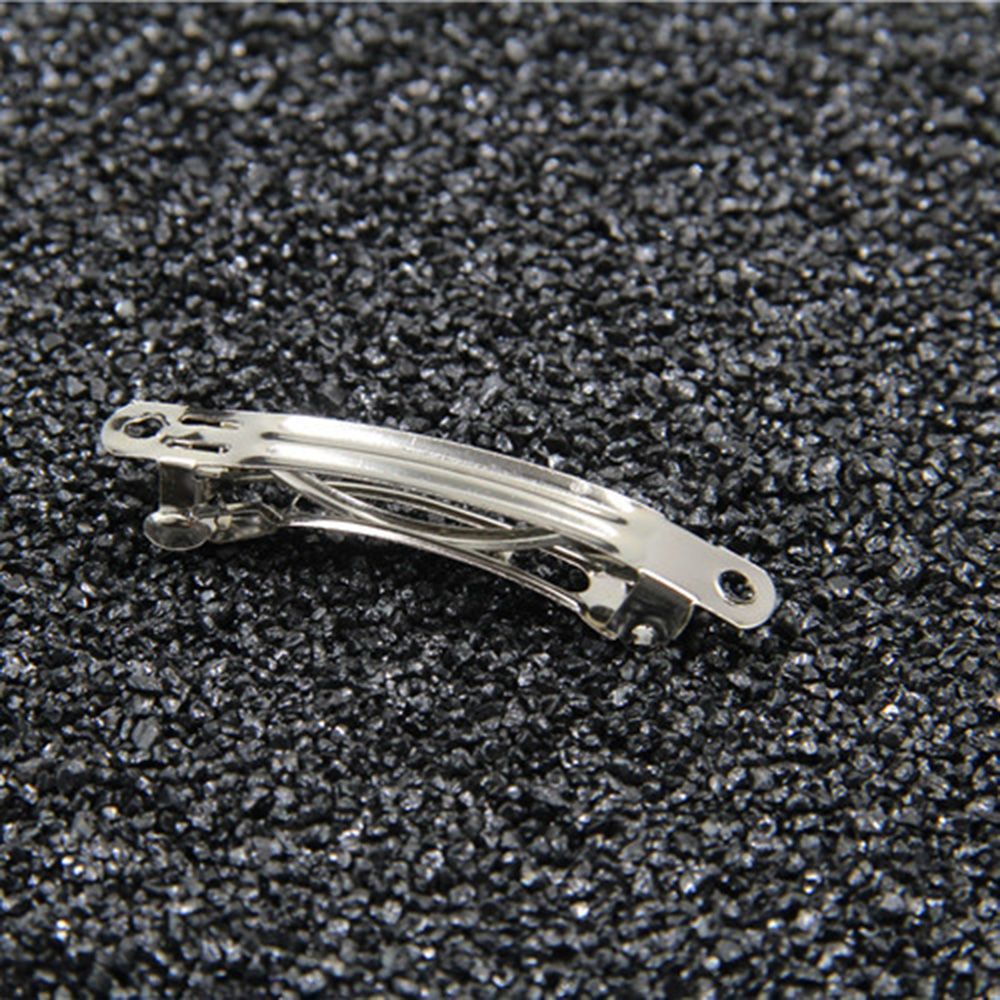 Set 20 Kẹp Tóc Kim Loại Hình Nơ Nhiều Màu 50mm Diy