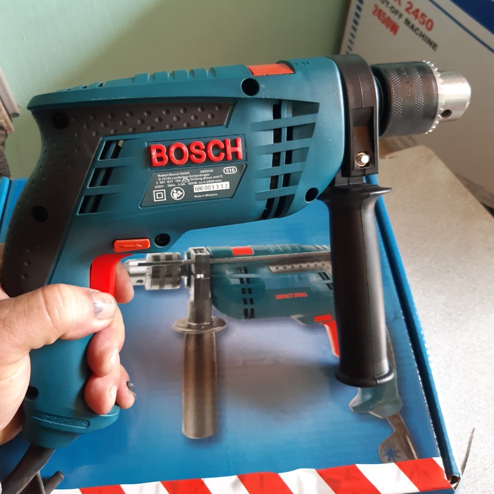 [ TẶNG MŨI KHOAN ] MÁY KHOAN TƯỜNG, SẮT, GỖ BOSCH KHOAN 13 LY - PROFESSIONAL GSB 13RE - BẢO HÀNH TOÀN QUỐC