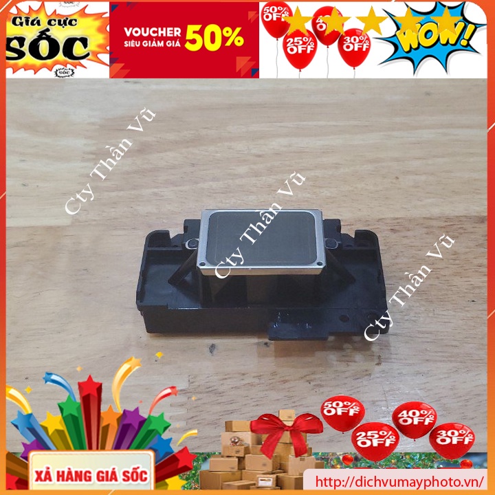 Đầu in đầu kim phun máy in màu Epson R230 R220 R350 đầu in loại 6 màu cũ bền đẹp hàng bao test MVP Thăng Long