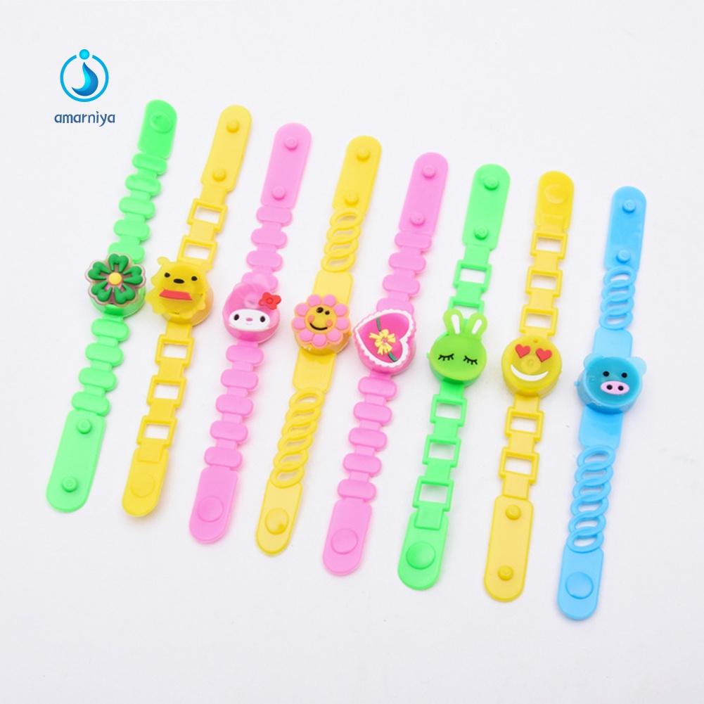 Vòng Đeo Tay Phát Sáng Họa Tiết Hoạt Hình Vui Nhộn Cho Bé