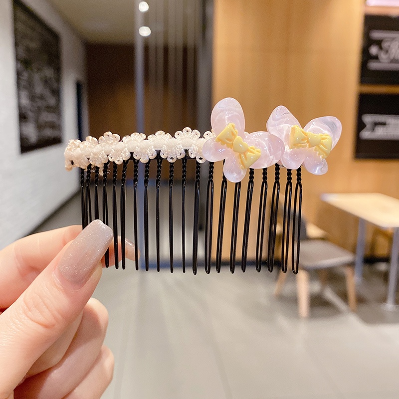 Lược Cài Tóc Màu Sắc Cà Phê Xinh Xắn Cho Bé Gái