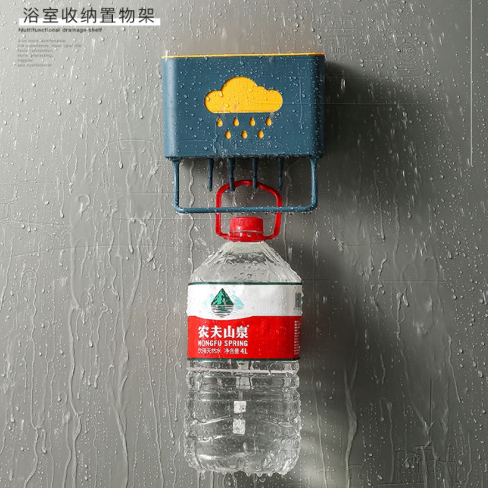 Kệ Đựng Đũa Thìa Nhà Bếp Hình Dán Tường Đám Mây Mưa Tiện Ích Chịu Lực