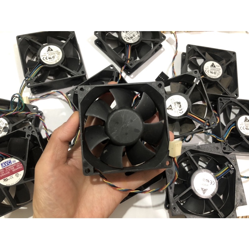 Fan Delta 8cm 12V 0.5A  đã test kĩ