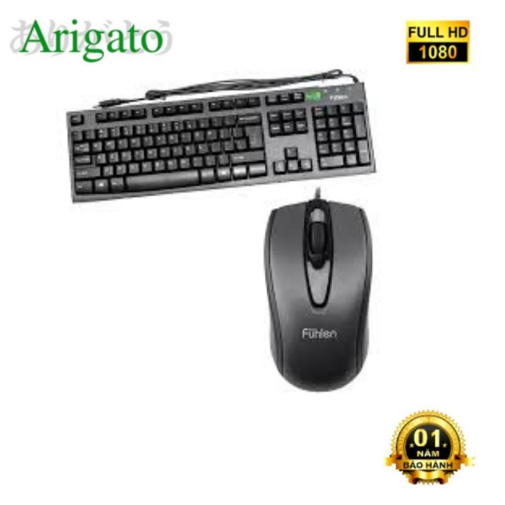 Combo Bộ Phím Chuột Fuhlen L411 + L102 có dây USB - Mới Chính Hãng Ninza bảo hành 24 tháng