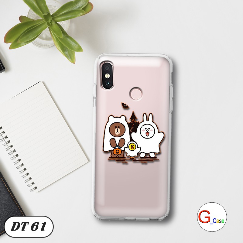 Ốp lưng dẻo trong in hình cho Xiaomi Redmi Note 5 Pro