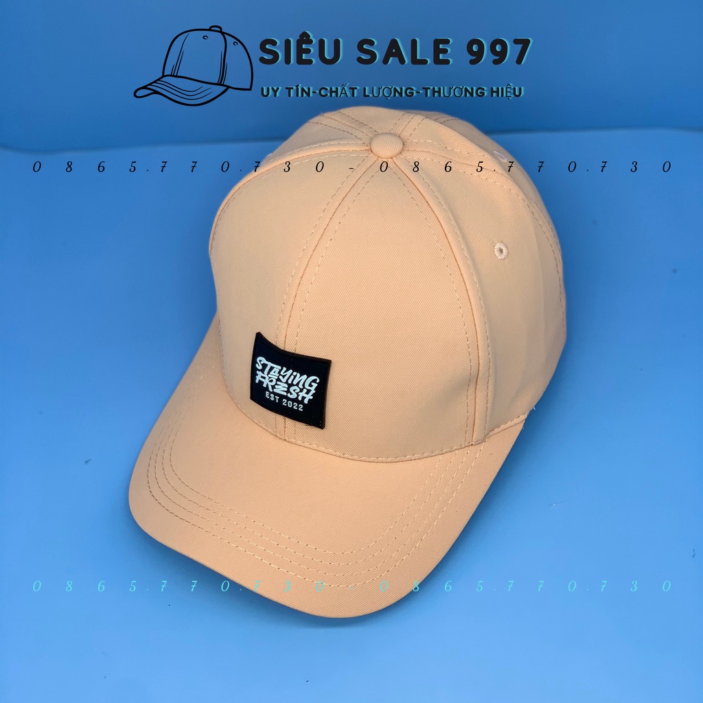 MŨ LƯỠI TRAI STAYING THÊU LOGO MẪU MỚI HOT THỜI TRANG NAM CAO CẤP NỮ CÁ TÍNH