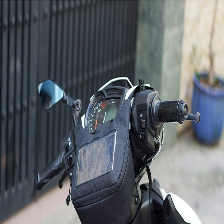 Túi treo điện thoại đầu xe máy chuyên dụng cho xe ôm công nghệ Grab, Goviet, Bee, ahamove SIGATO SGT