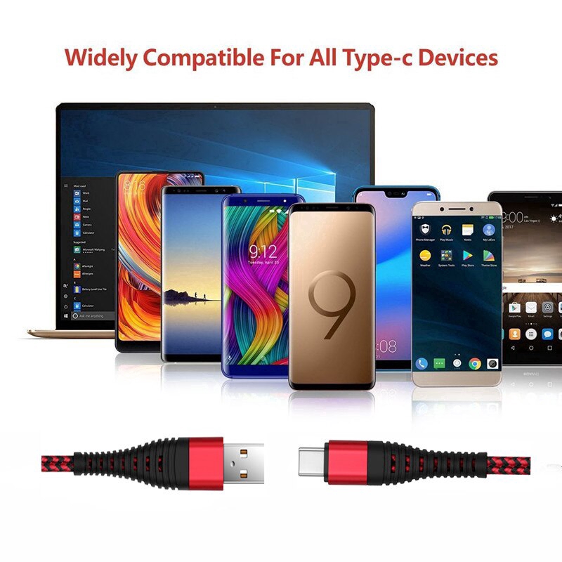 Dây Cáp Sạc Nhanh Usb Type C 3a 1m 3a Dành Cho Ios