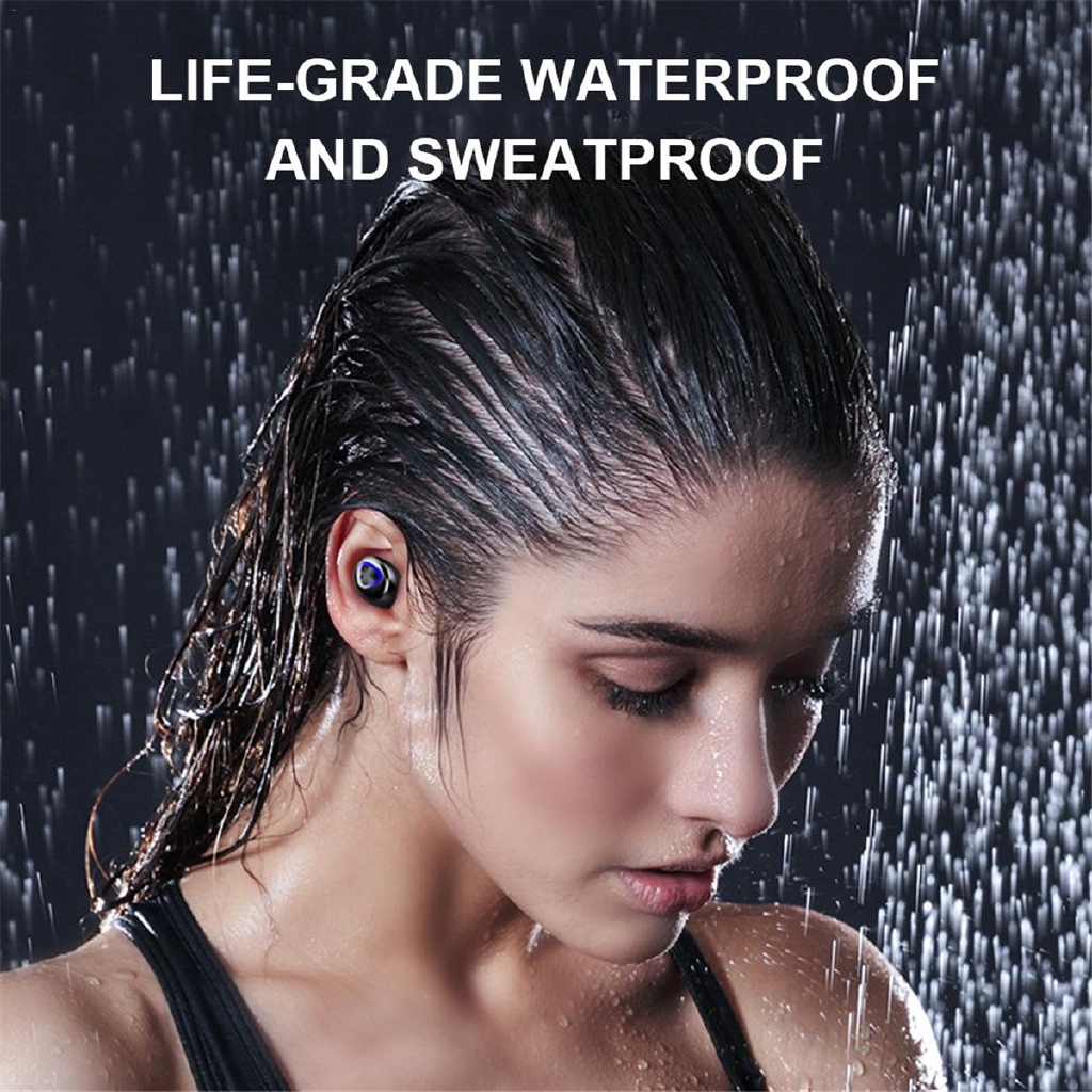 bluetooth 5.0 Headset TWS Wireless Mini Earbuds 5D Stereo Bass In Ear Headphones | BigBuy360 - bigbuy360.vn