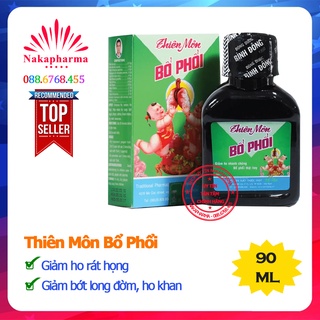 Thiên Môn Bổ Phổi Bình Đông - Hỗ trợ nhuận phế, giảm ho, khan tiếng, đau rát họng Bidophar