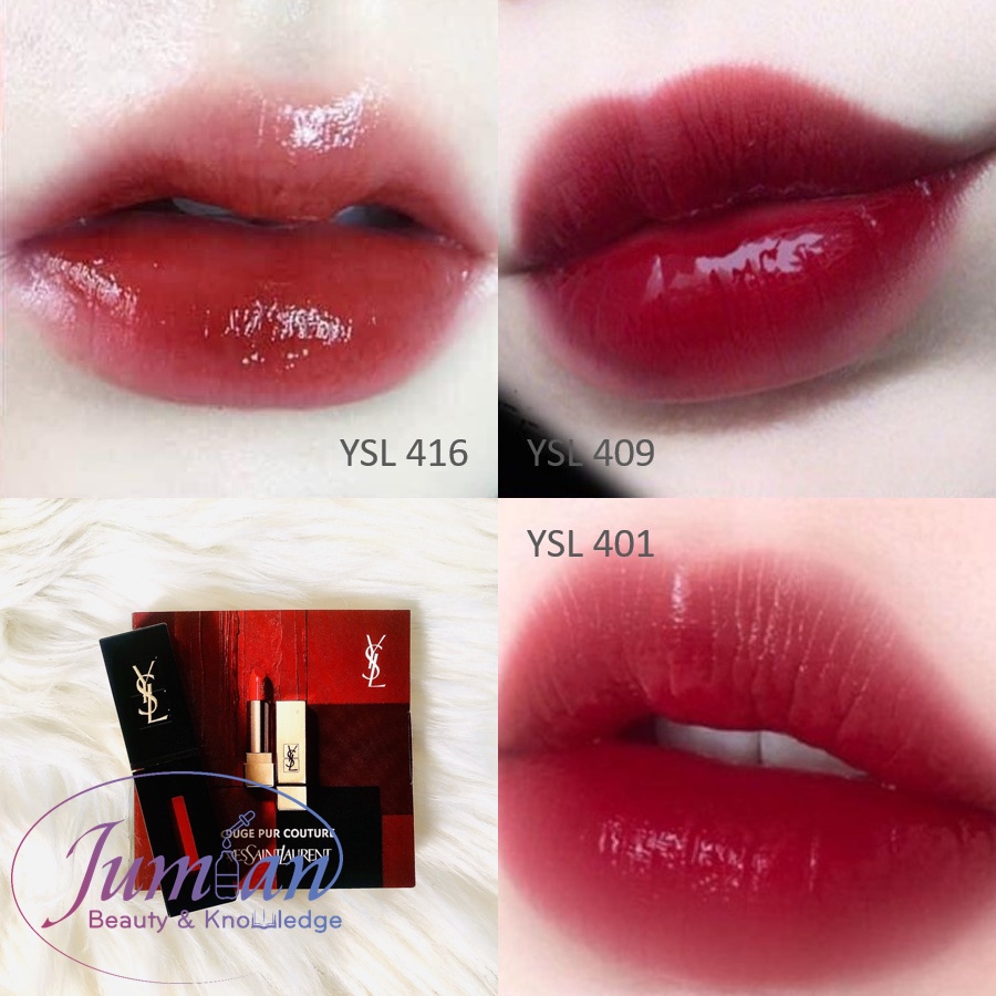 [BILL US] Son Kem Lì YSL - YSL Vinyl Cream Lip Stain Full Size 416 - 409 - 401