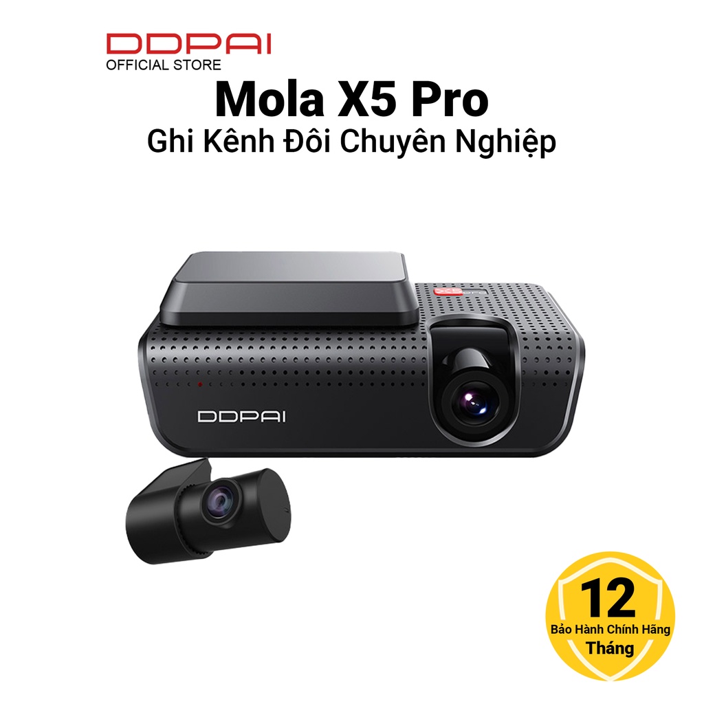 Camera hành trình DDPai X5 Pro - Độ phân giải 4K