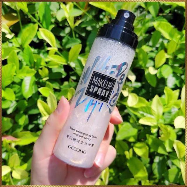 Xịt nhũ cố định lớp trang điểm Gecomo Star Shine Galaxy Spray bản dupe của Mac Fix+ Shimmer SX | BigBuy360 - bigbuy360.vn