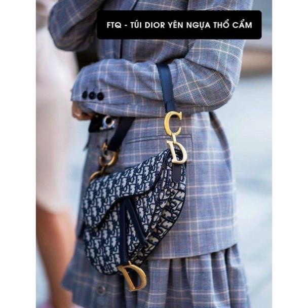 TÚI SADDLE YÊN NGỰA SIZE 24, TÚI YÊN NGỰA THỔ CẨM LOẠI XỊN