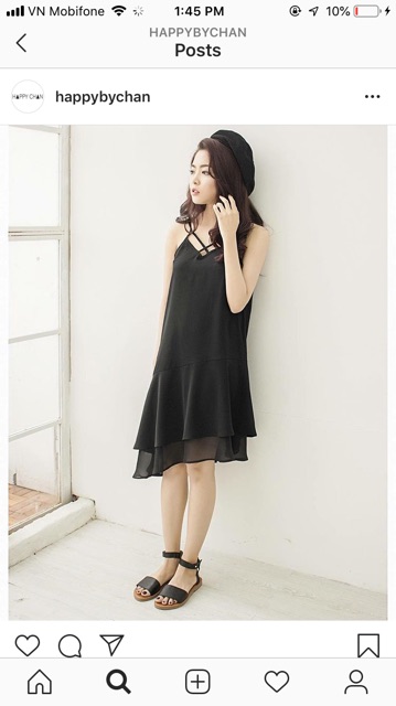 Đầm 2 dây happychan