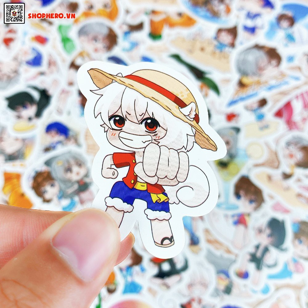 Sticker Hero Team Summer Vacation