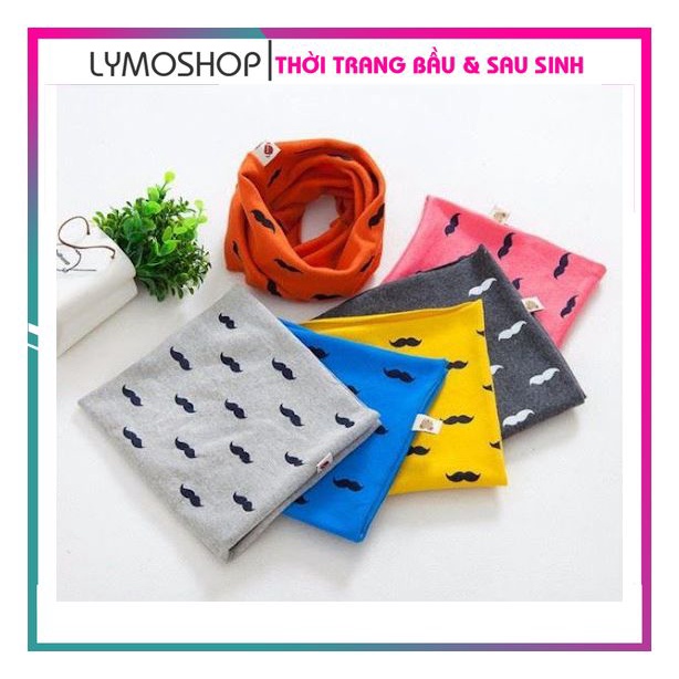 Khăn ống quấn cổ đa năng giữ ấm cổ cho trẻ chất cotton mềm mịn