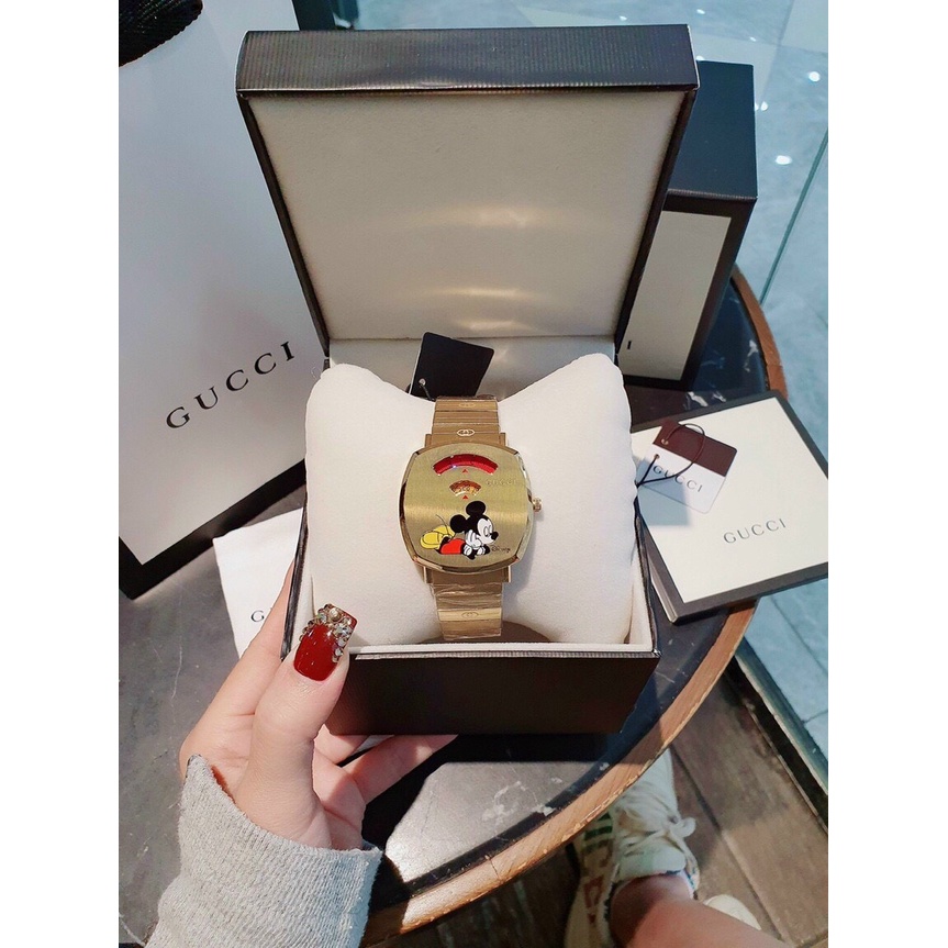 ĐỒNG HỒ NỮ CHẤT GU.CCI FULL BOX HÃNG Y HÌNH MÁY SIÊU BỀN