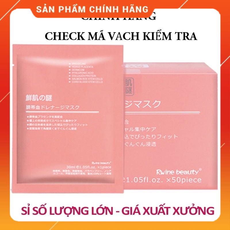 Mặt Nạ Nhau Thai Cừu [HÀNG CHUẨN AUTH] Mặt Nạ Rwine Beauty Stem Cell Placenta Mask Nhật Bản (Date mới) CS23