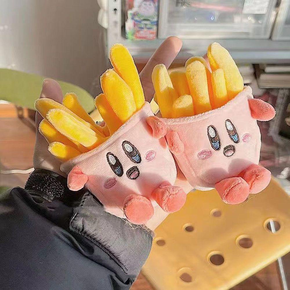 LANFY Móc Khóa Hình Ngôi Sao Kirby Kirby Nhồi Bông Dễ Thương
