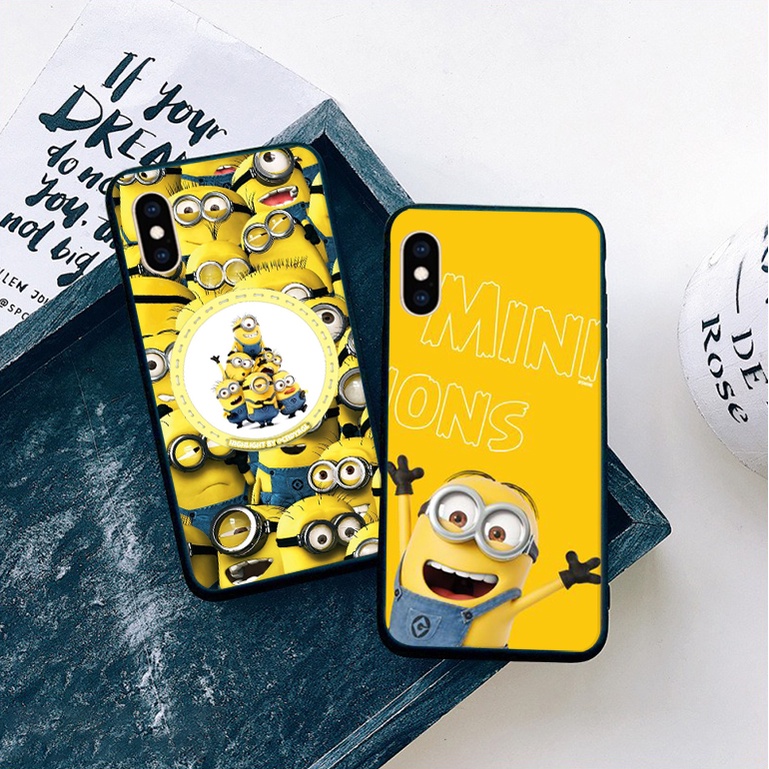 Ốp Iphone X / XS Max in hình minion cute dễ thương ,kẻ cắp mặt trăng  phong cách đẹp  vui nhộn đáng yêu