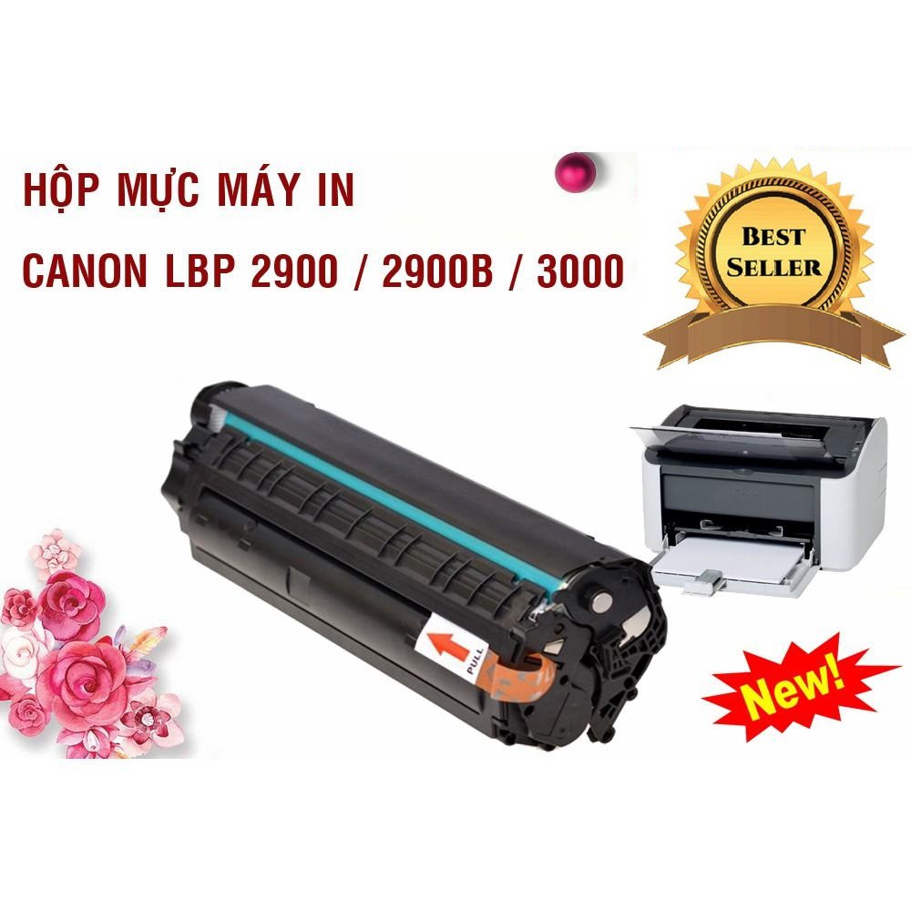 HỘP MỰC MÁY IN 2900 CÓ LỖ ĐỔ MỰC VÀ RÚT MỰC THẢI