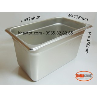KHAY KEM GN 1/3-150MM(KHÔNG NẮP)